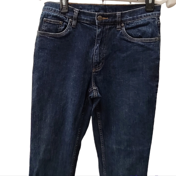 LL Bean Dark Wash Baby Boot Jeans size 10 - Picture 2 of 8